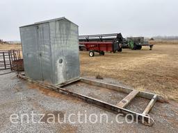 4' X 6' METER HOUSE ON 18' ON SKID