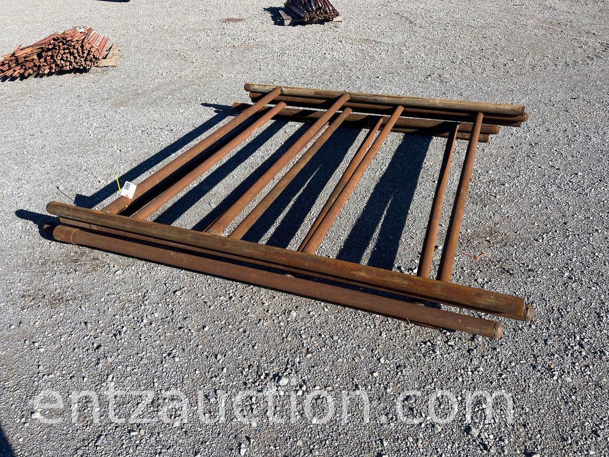 2 7/8" WITH 2 3/8" CROSS BRACES, 8' TALL *SOLD