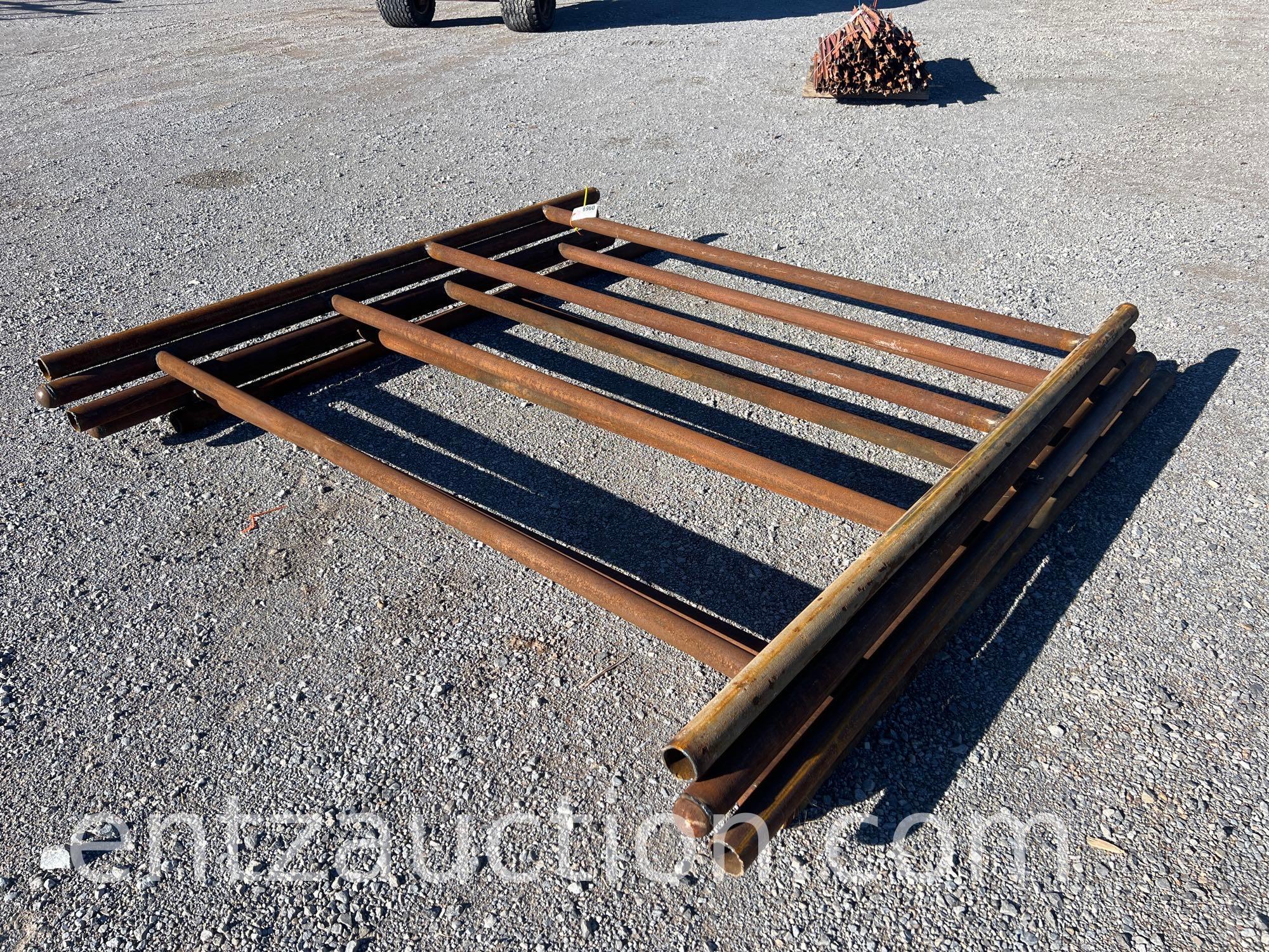 2 7/8" WITH 2 3/8" CROSS BRACES, 8' TALL *SOLD