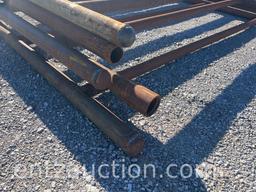 2 7/8" WITH 2 3/8" CROSS BRACES, 8' TALL *SOLD