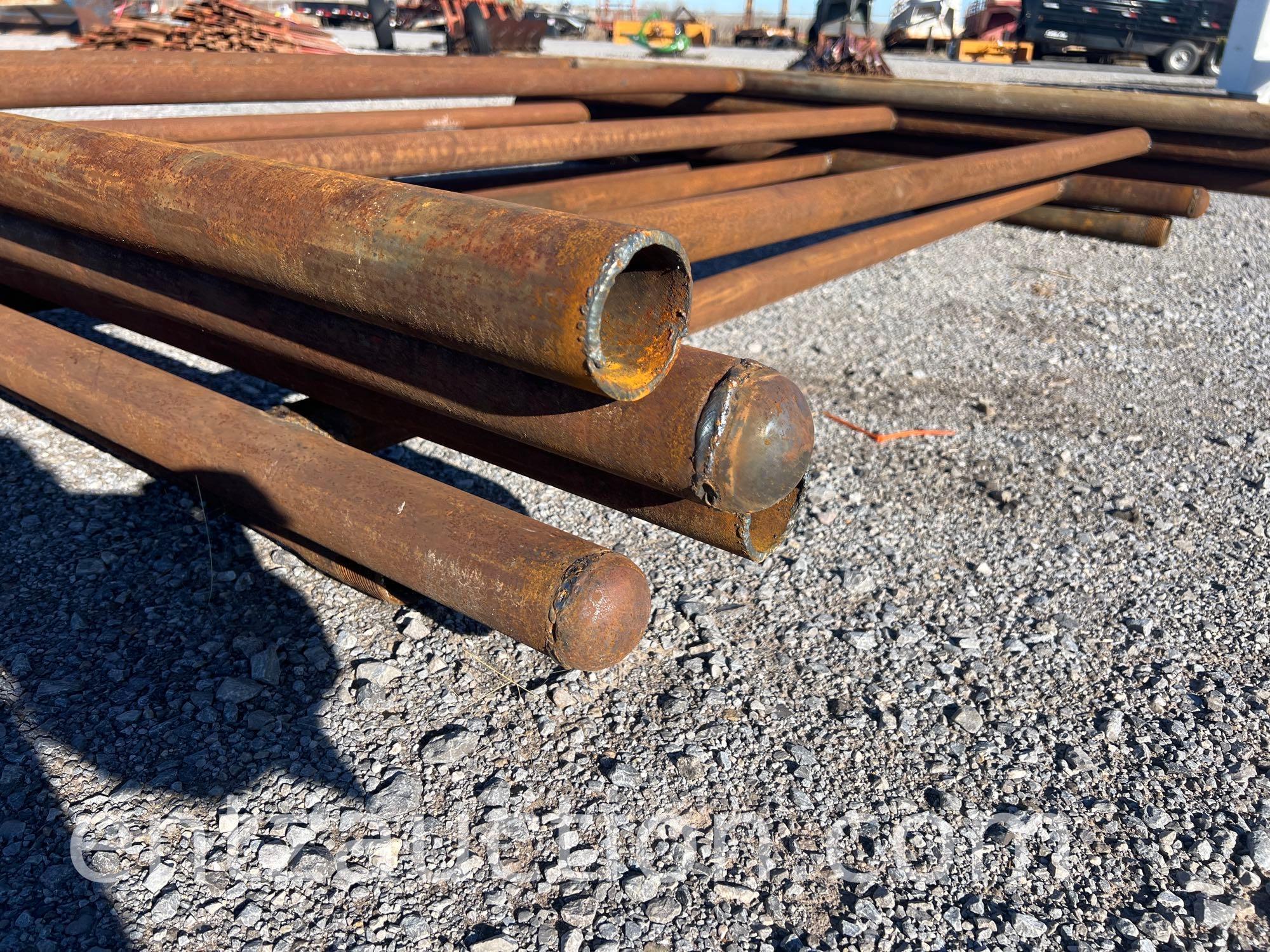 2 7/8" WITH 2 3/8" CROSS BRACES, 8' TALL *SOLD
