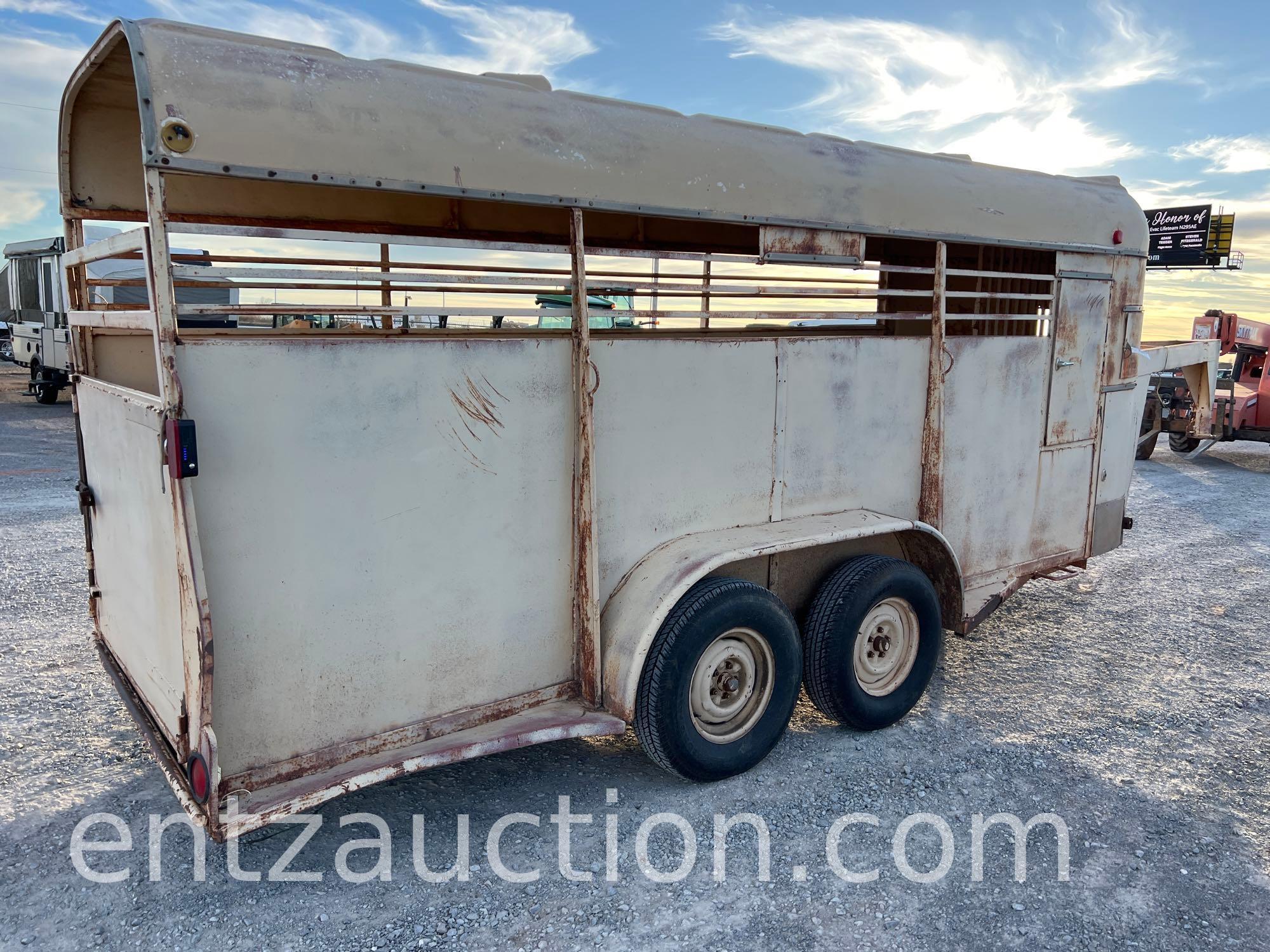 GN STOCK TRAILER, 6' X 16',
