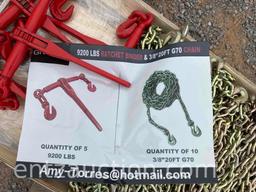 LOT OF GREAT BEAR CHAIN & RATCHET BINDERS