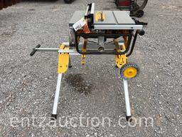 DEWALT DW7440RS TABLE SAW STAND W/ DEWALT DW745