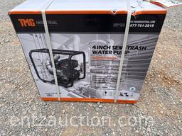 4" TRASH / WATER PUMP, TMG 7 1/2 HP ENGINE