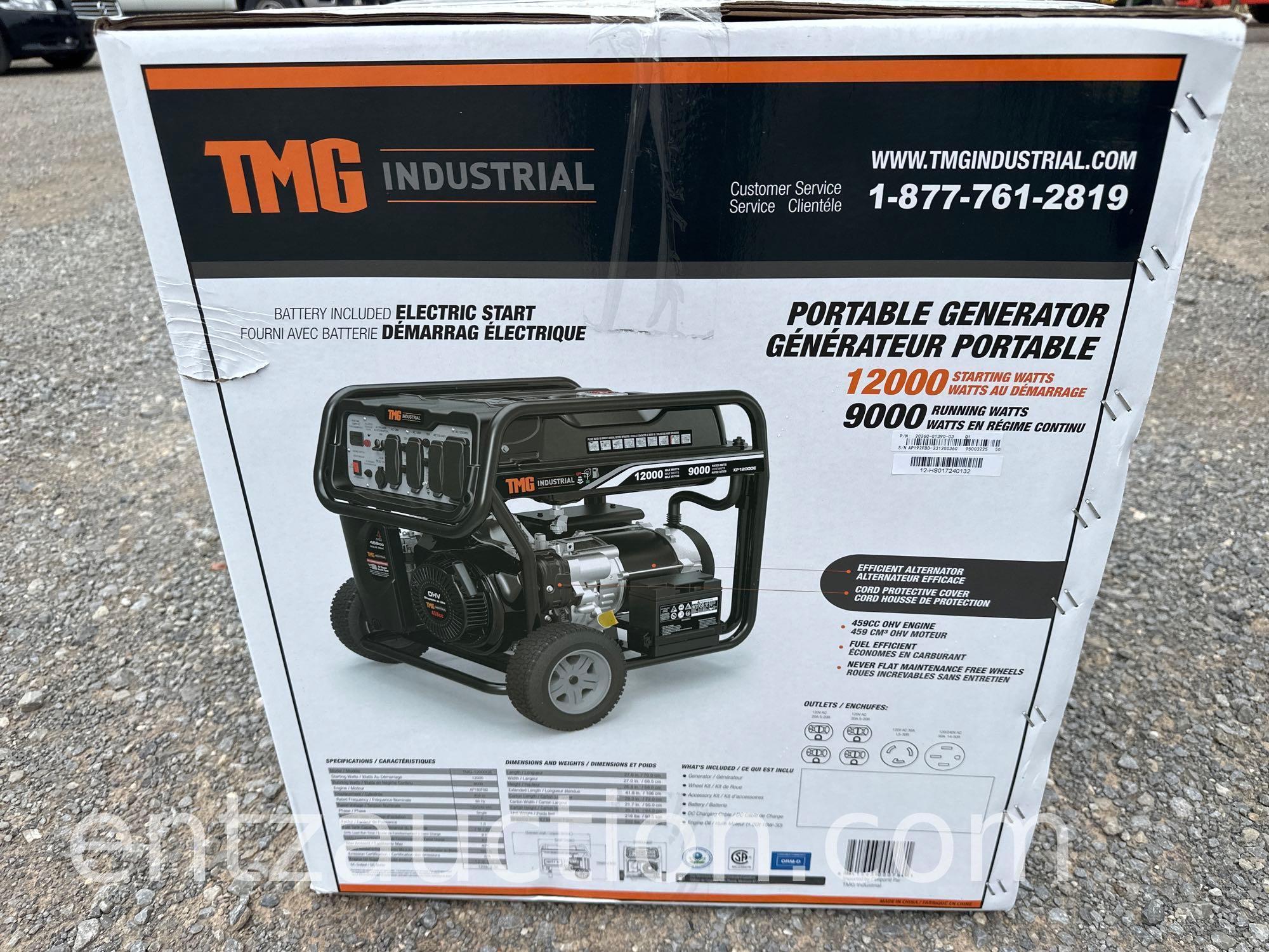 9000 WATT GENERATOR, TMG 459CC ENGINE