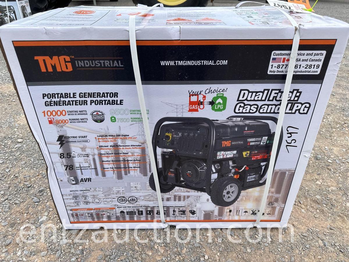 8000 / 7500 WATT GENERATOR, ELECTRIC START,