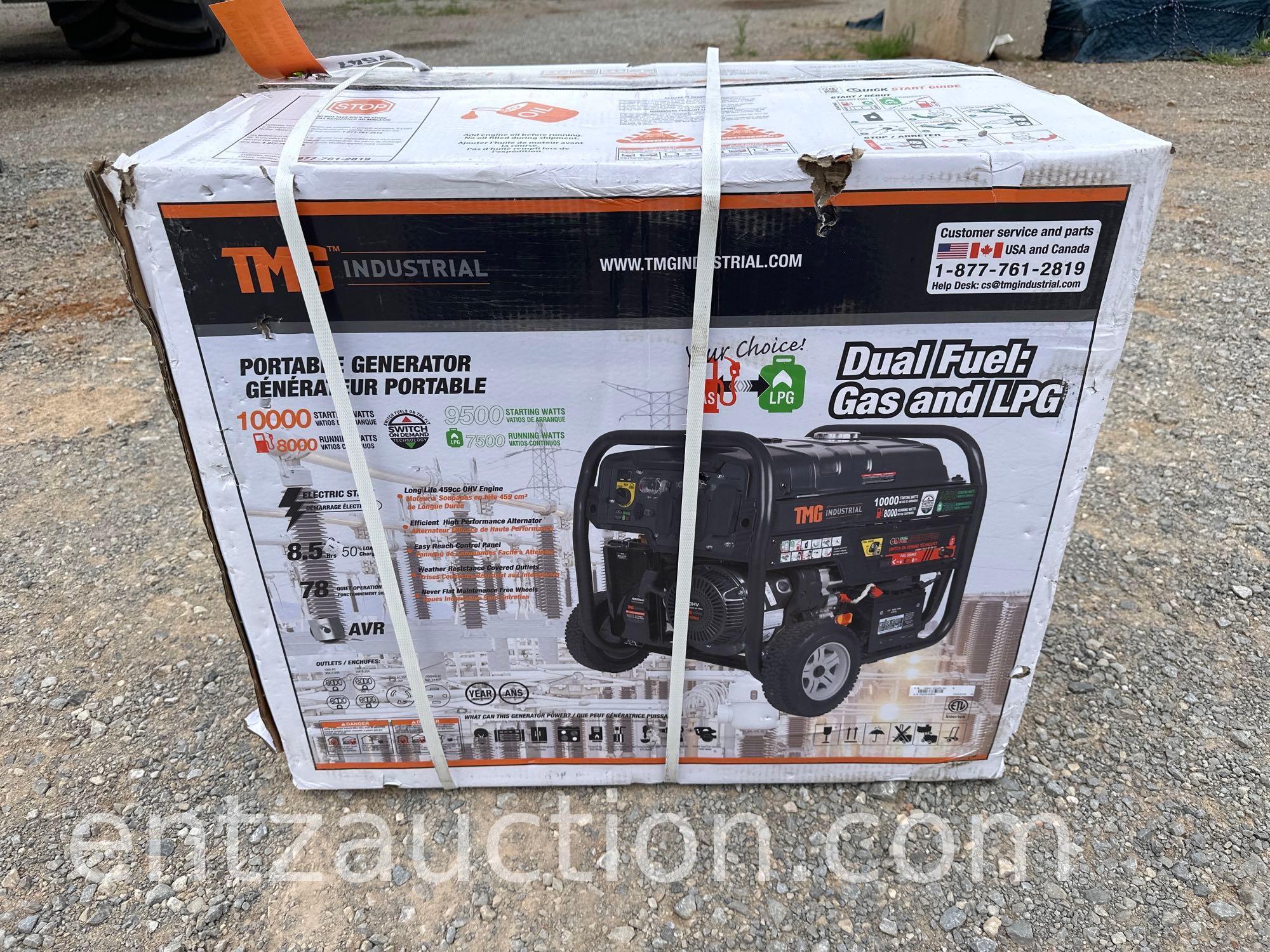 8000 / 7500 WATT GENERATOR, ELECTRIC START,