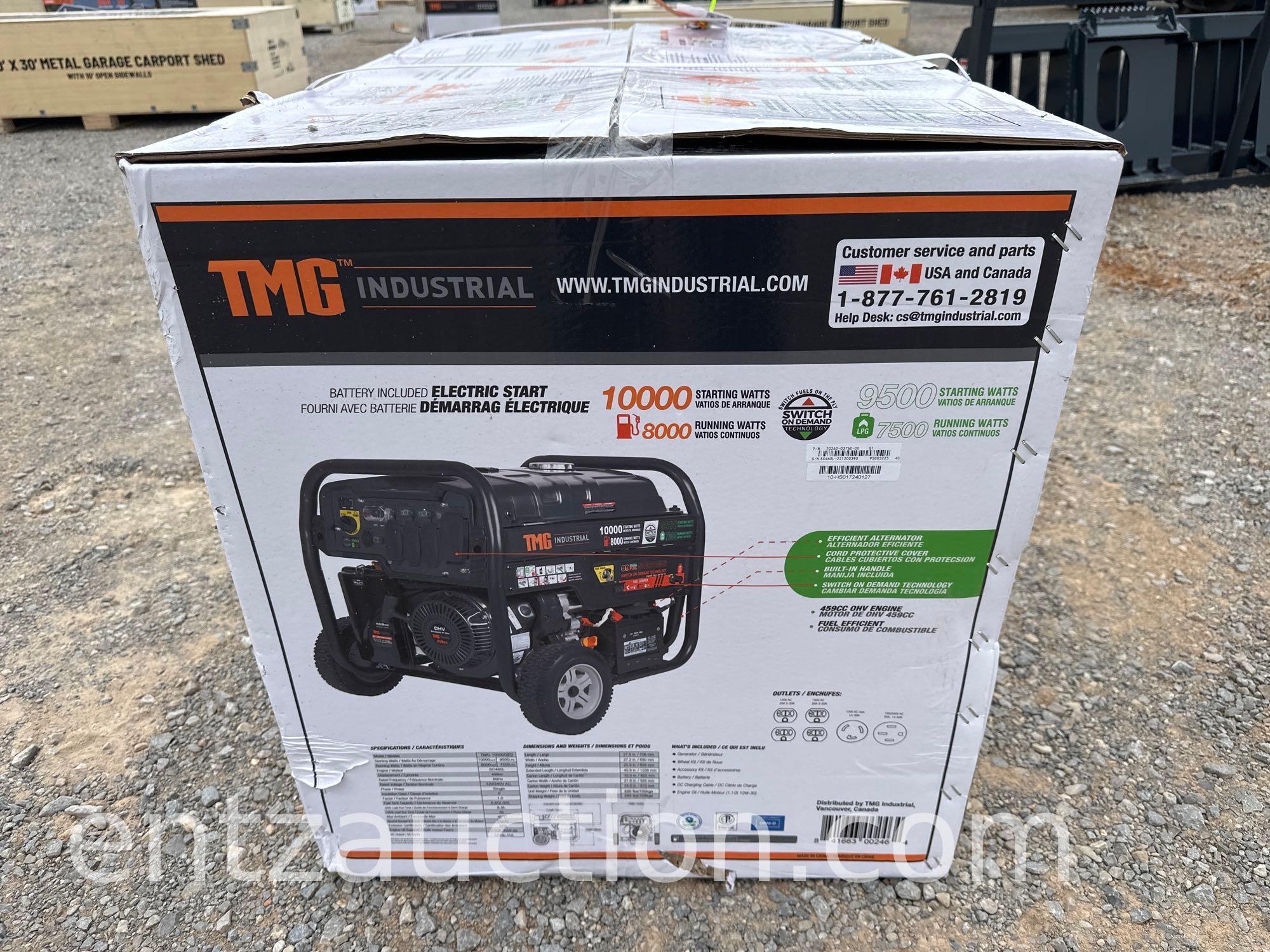 8000 / 7500 WATT GENERATOR, ELECTRIC START,