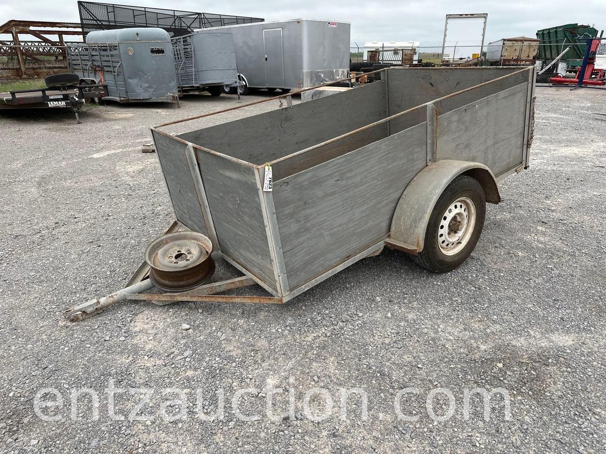 5' X 8' SHOPBUILT TRAILER W/ 30" SIDES, BP, SA,