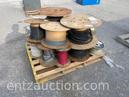 LOT OF 15 SPOOLS OF ELECTRIC WIRE