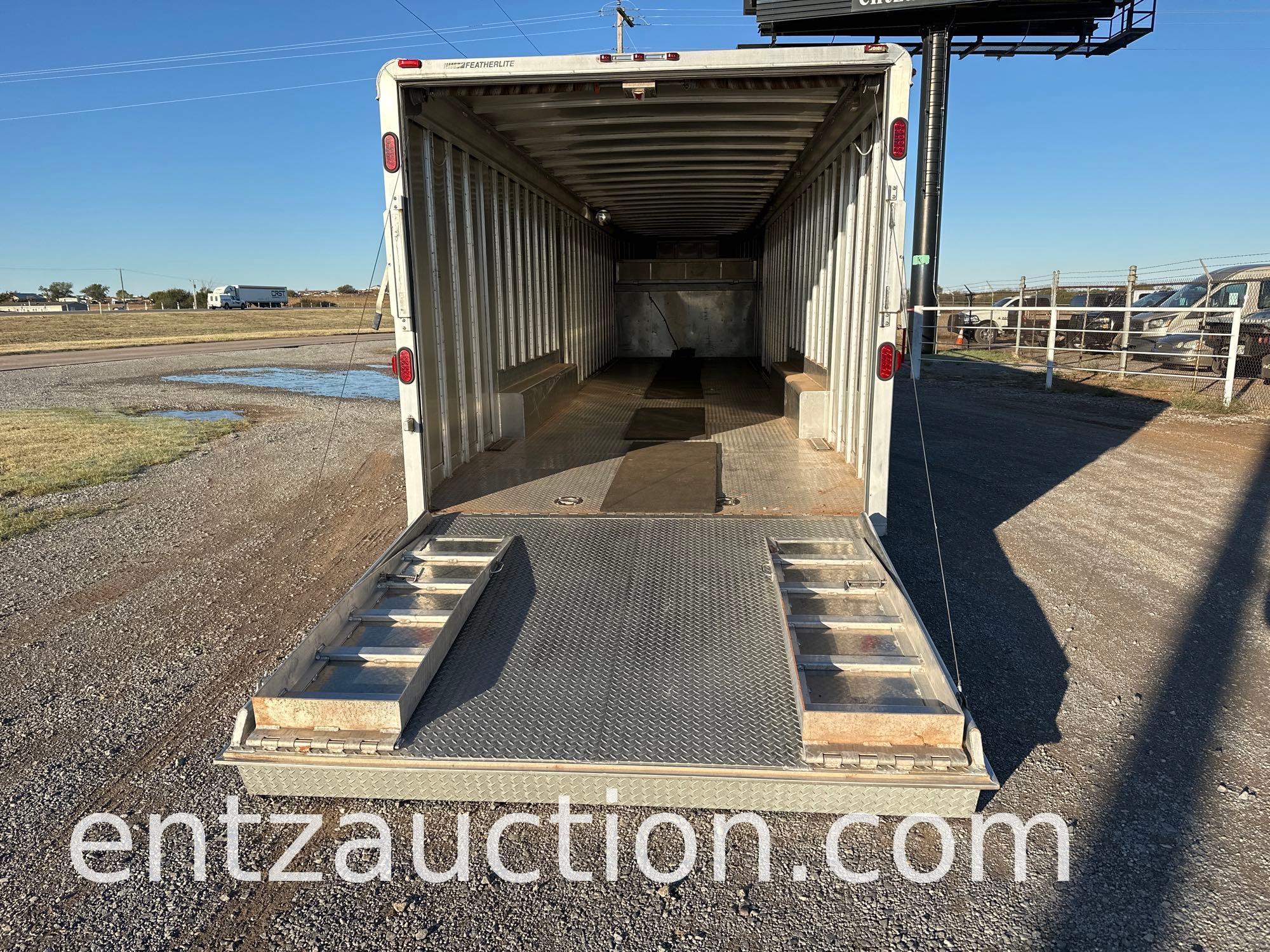 2004 FEATHERLITE TRAILER, 50' X 96", FULLY