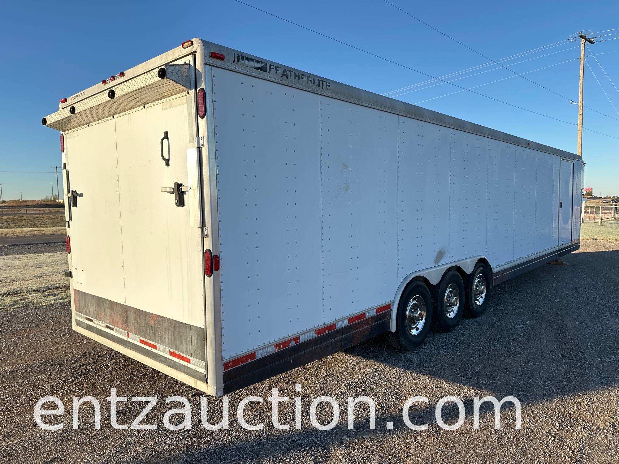 2004 FEATHERLITE TRAILER, 50' X 96", FULLY