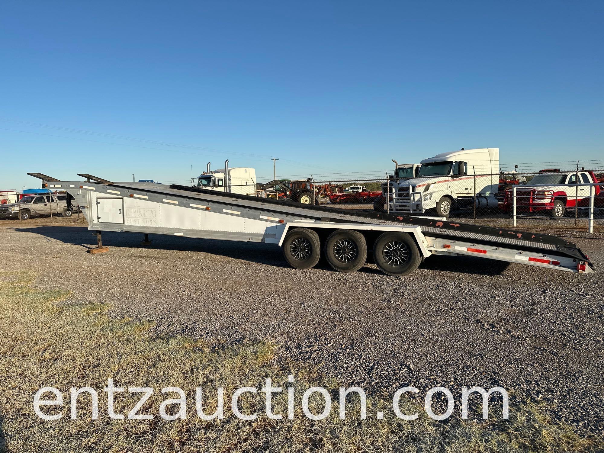 1985 TOMMY BOY, 44' WEDGE CAR HAULER TRAILER,