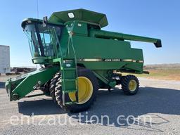 1995 JD 9600 COMBINE, DIESEL, 18.4R38 DUALS,