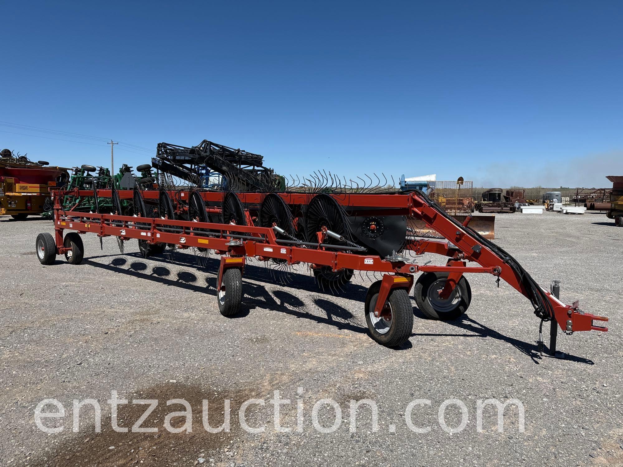 2022 RHINO RDF 16 WHEEL RAKE, 60" WHEELS W/