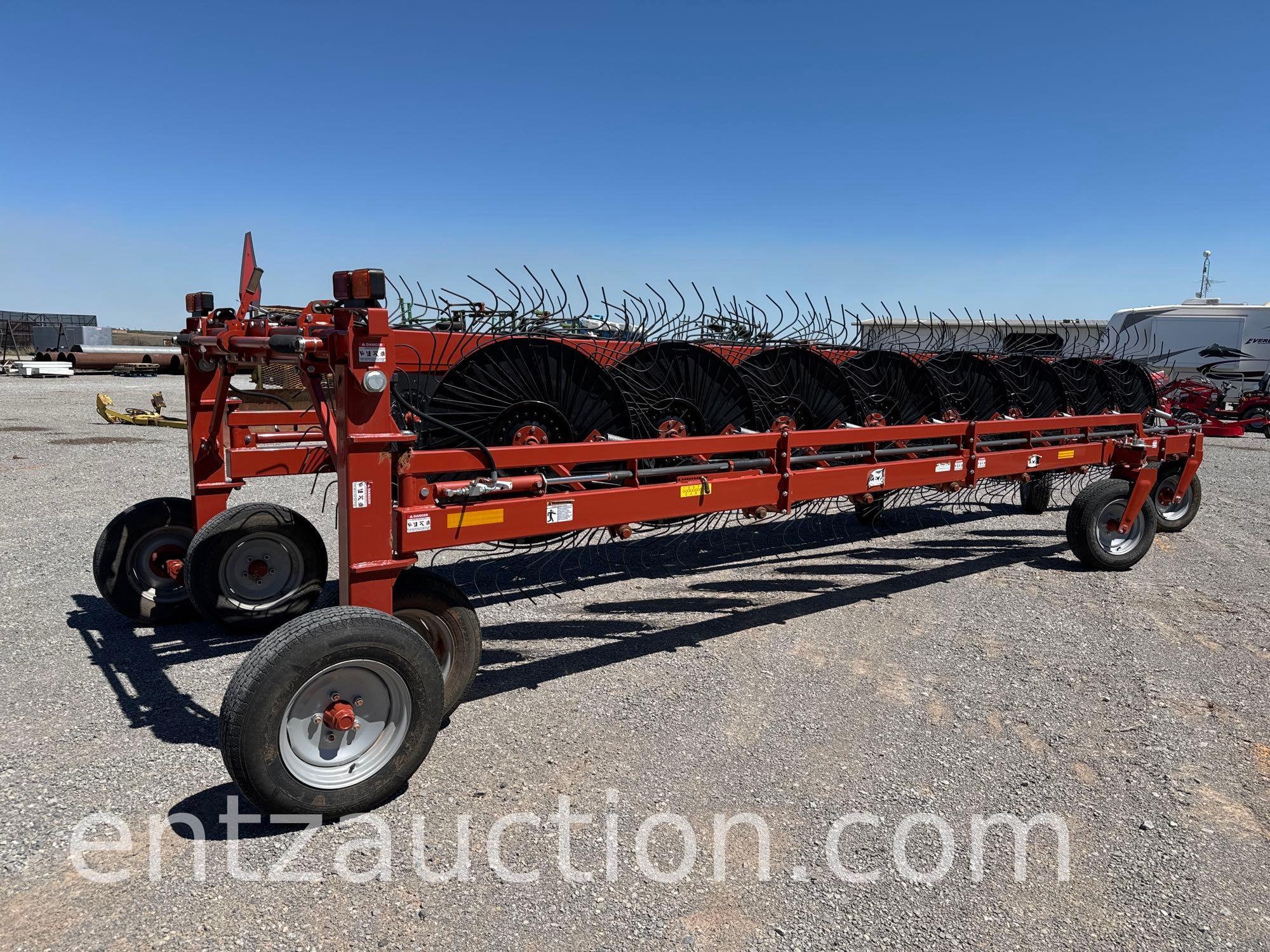 2022 RHINO RDF 16 WHEEL RAKE, 60" WHEELS W/