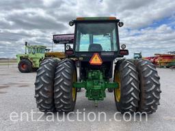 1989 JD 4055 TRACTOR, C&A, PTO, DUAL HYD.,