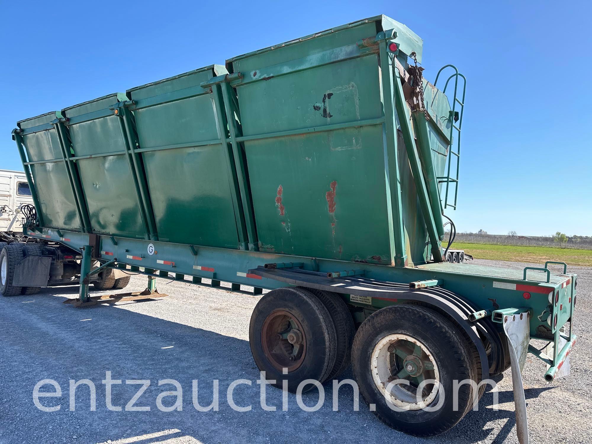 FERTILIZER TENDER TRAILER, 36' FLOAT, TA DUALS