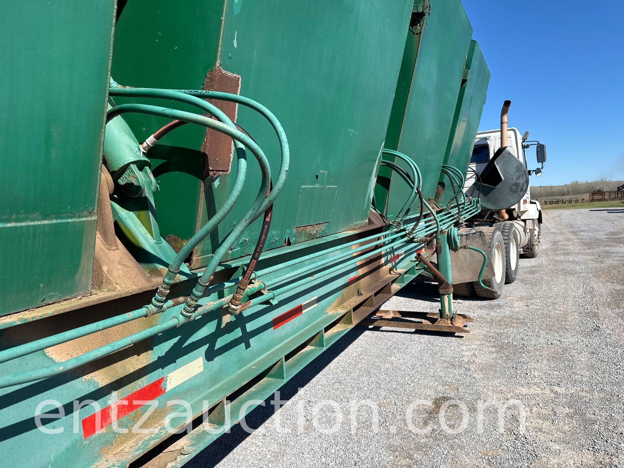 FERTILIZER TENDER TRAILER, 36' FLOAT, TA DUALS