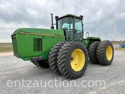 1995 JD 8570 TRACTOR, 24 SPEED, 3 REMOTES PLUS