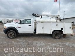 2011 DODGE 4500 PICKUP, 2X4, CUMMINS 6.7L DIESEL,