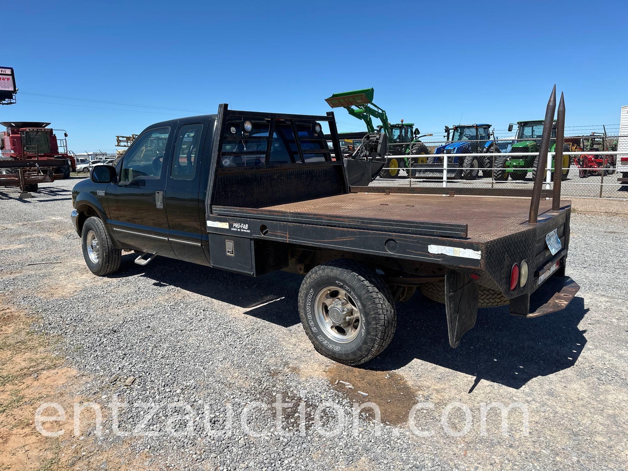 1999 FORD F250 PICKUP, EXT. CAB, V-10, AUTO, 4X4,