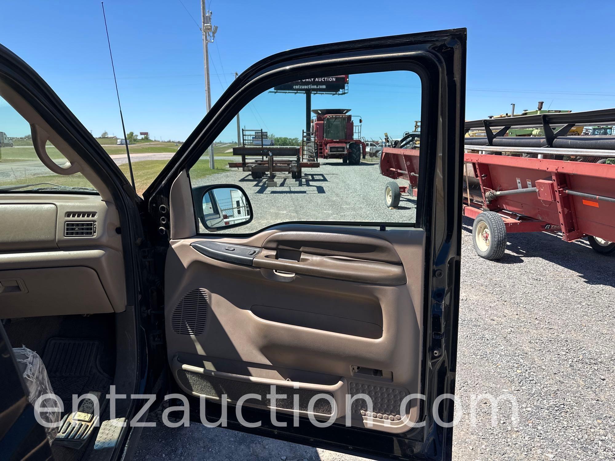 1999 FORD F250 PICKUP, EXT. CAB, V-10, AUTO, 4X4,