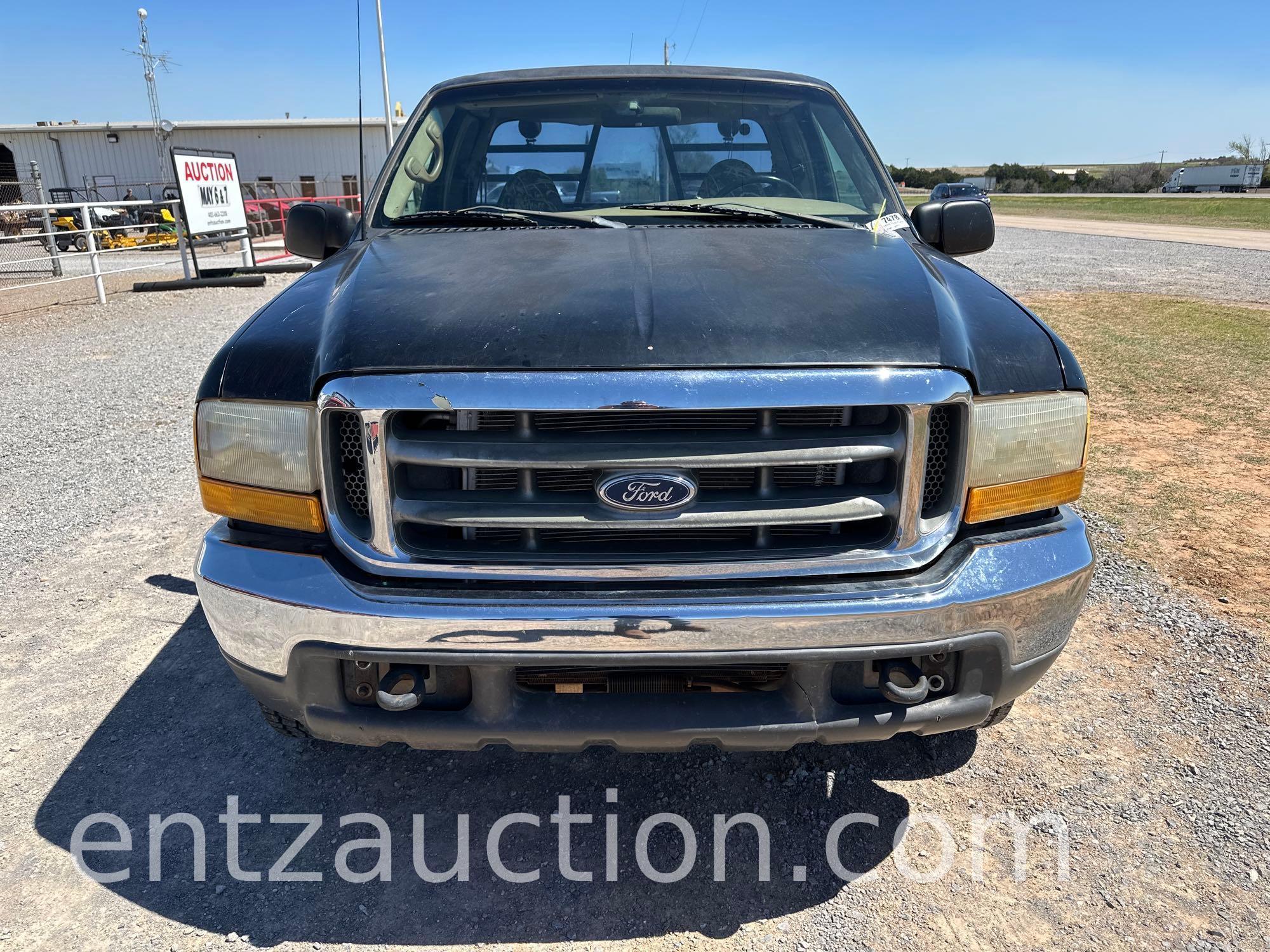 1999 FORD F250 PICKUP, EXT. CAB, V-10, AUTO, 4X4,