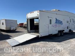 2004 FOREST RIVER 5TH WHEEL TRAVEL TRAILER, 35',