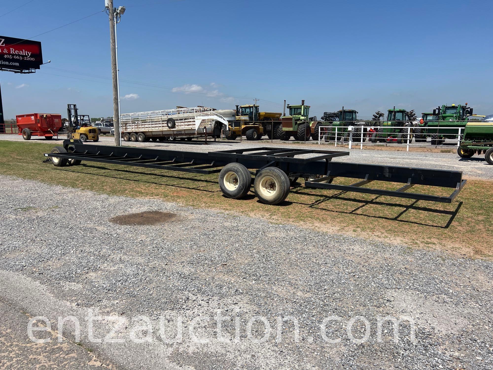 STOLTFUS 42' HAY TRAILER, 16 BALE, TA,