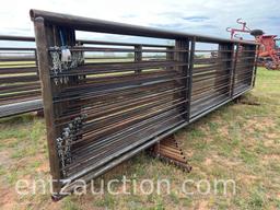 5' X 24' FREESTANDING PANELS, 2 5/8" PIPE,