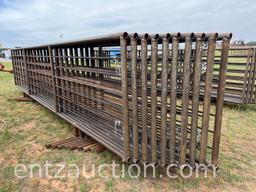 5' X 24' FREESTANDING PANELS, 2 5/8" PIPE,