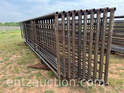 5' X 24' FREESTANDING PANELS, 2 5/8" PIPE,