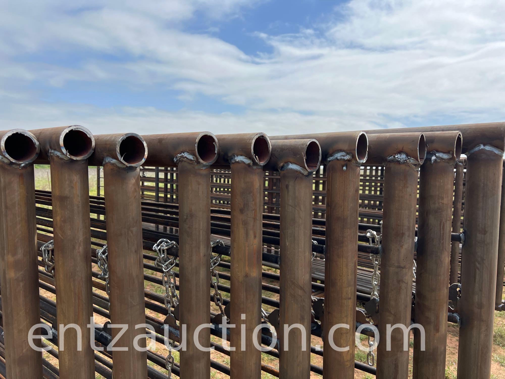 5' X 24' FREESTANDING PANELS, 2 5/8" PIPE,