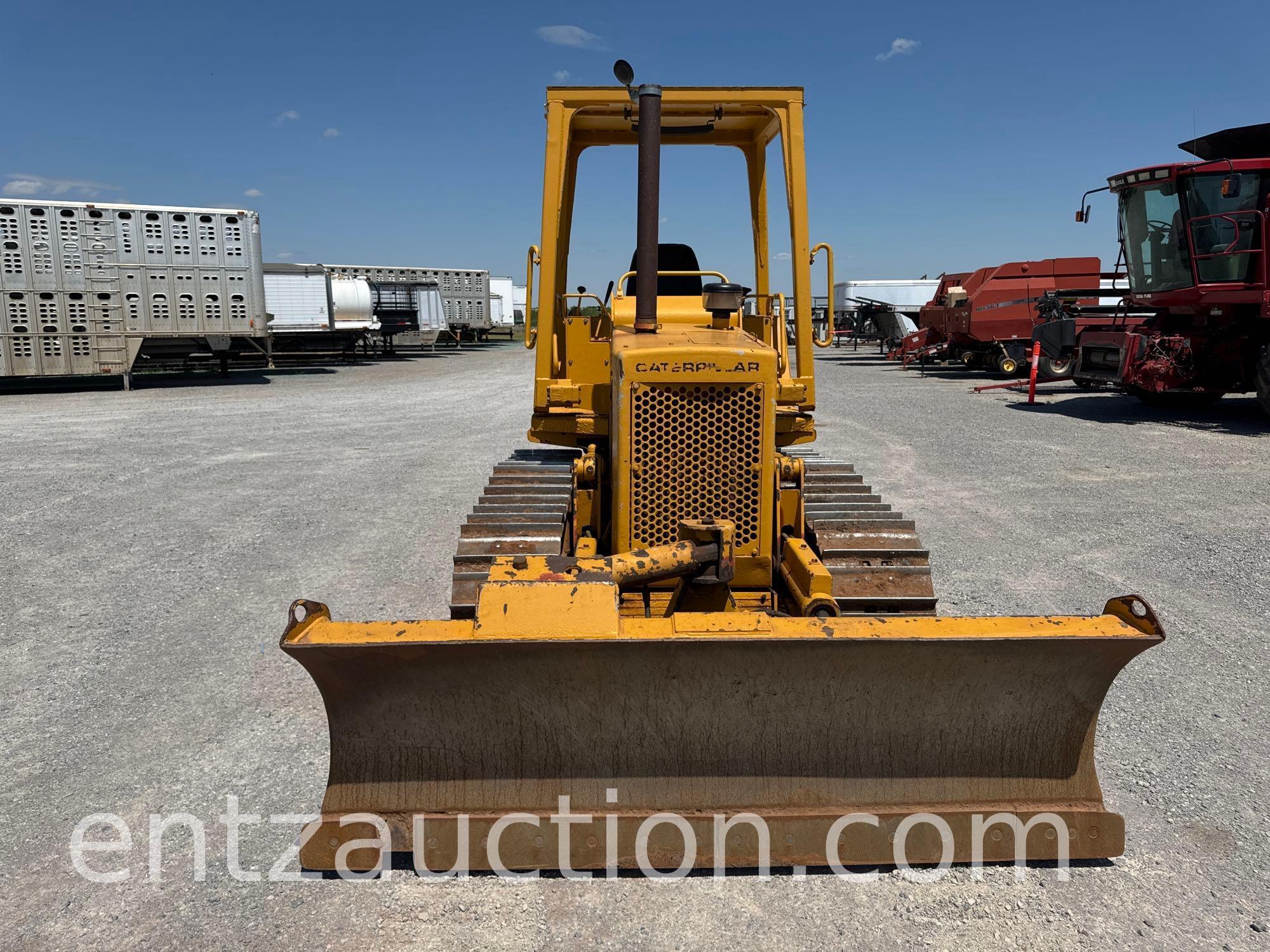 1981 CAT D3B DOZER, ROPS, 6 WAY BLADE,