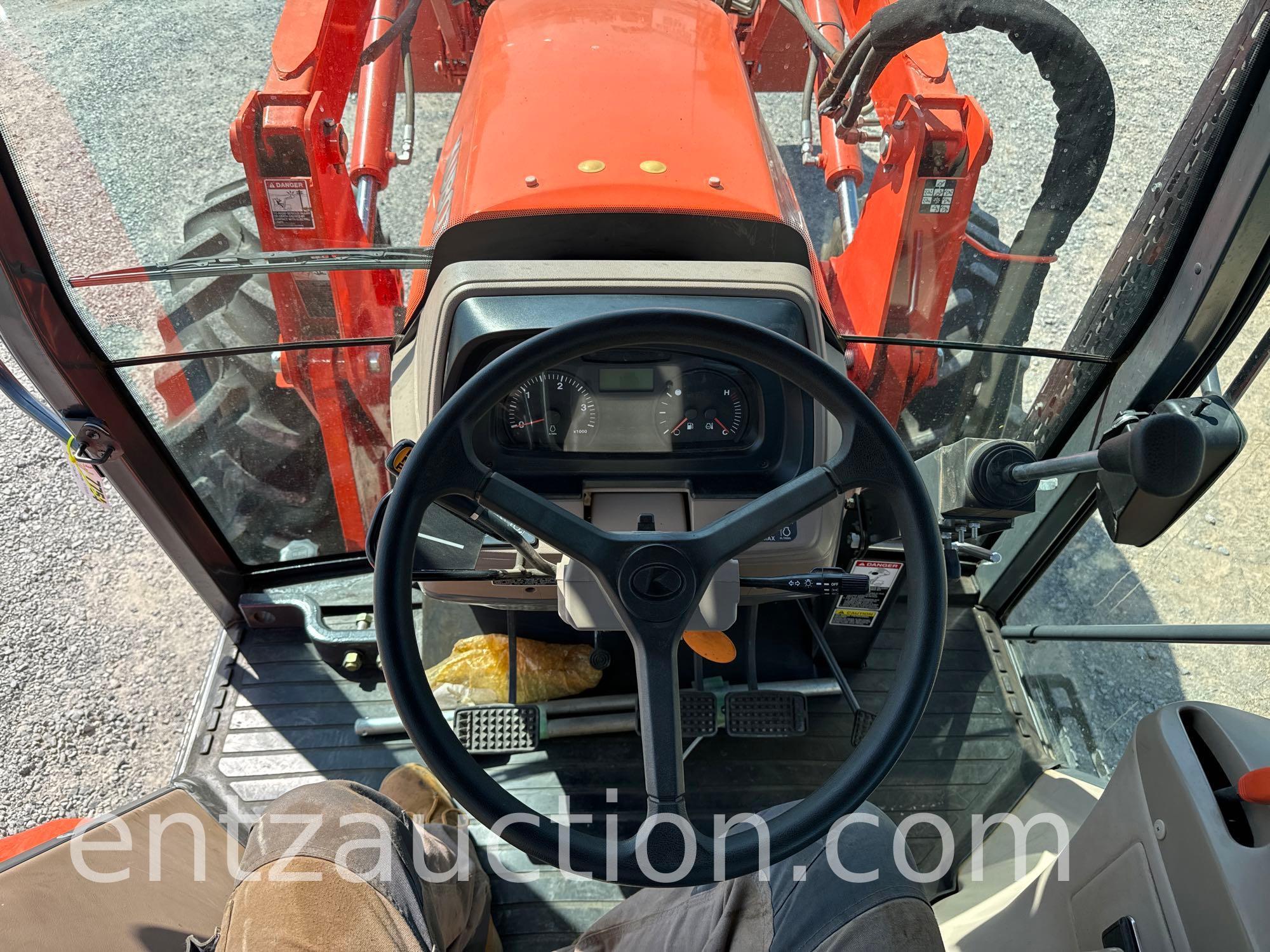 2011 KUBOTA M100X TRACTOR, C&A, 3PT,