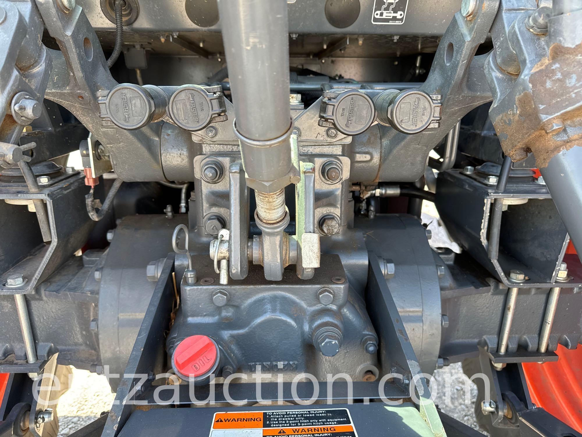 2011 KUBOTA M100X TRACTOR, C&A, 3PT,
