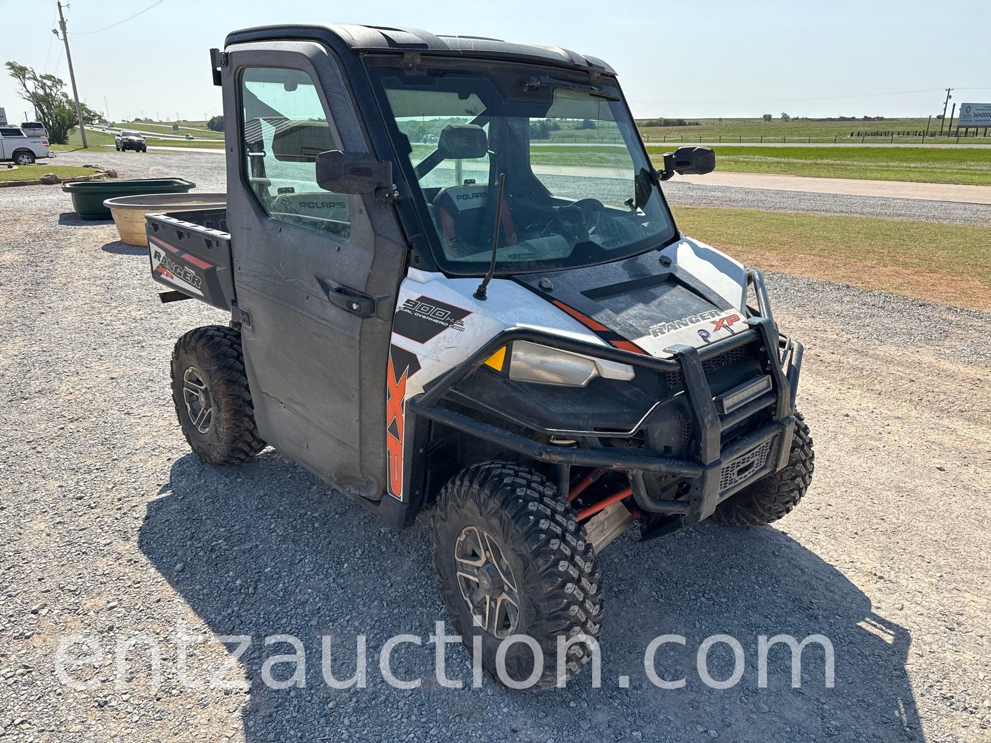 2015 POLARIS RANGER XP900 SIDE BY SIDE, 4X4,