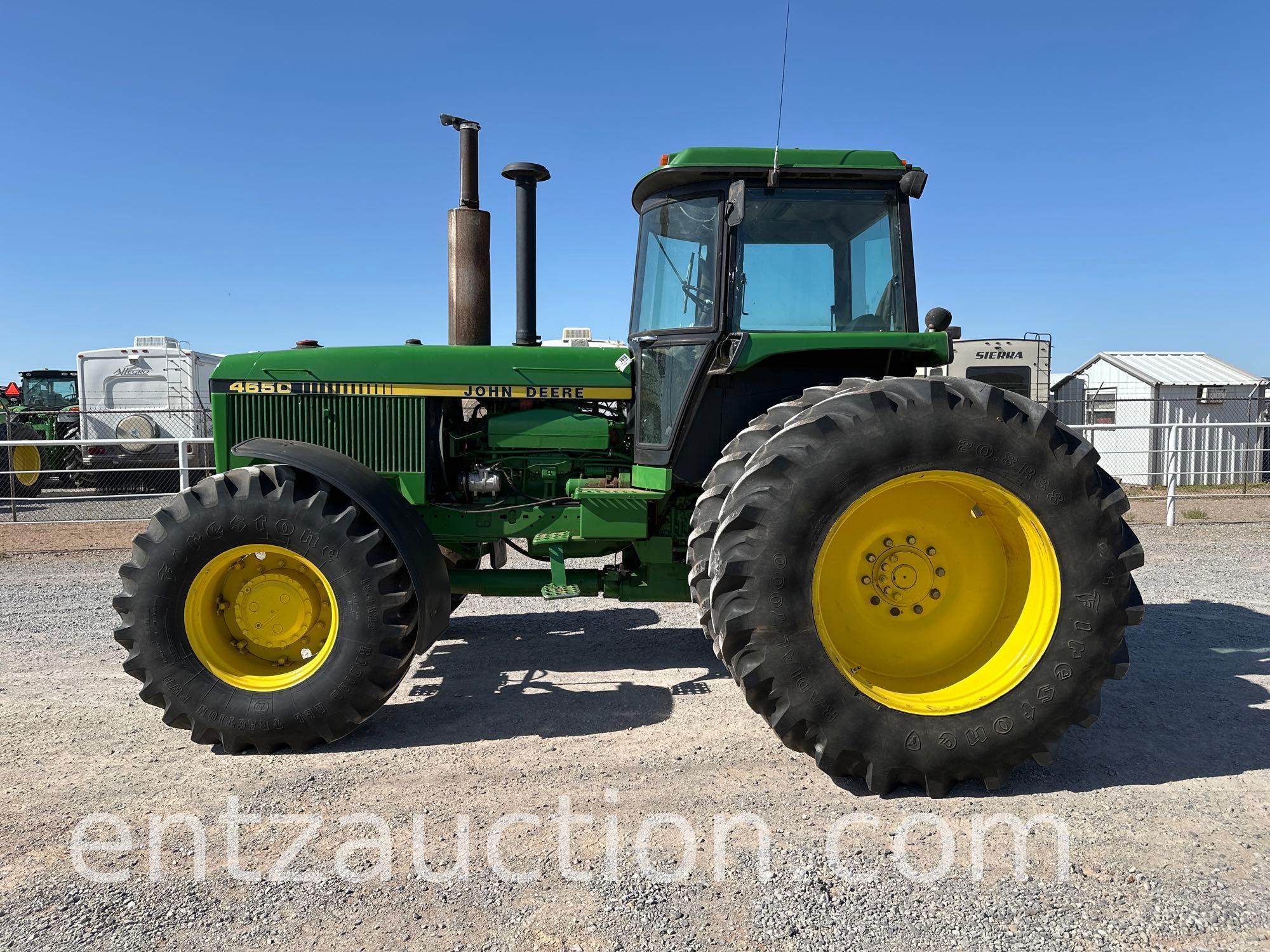 1983 JD 4650 TRACTOR, C&A, 3PT, PTO, 3 HYD.