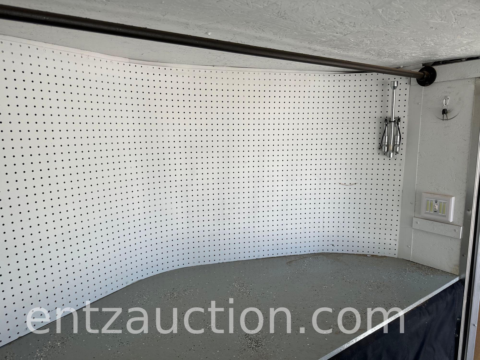 CARGO CRAFT ENCLOSED TRAILER, 14' X 80" X 77",