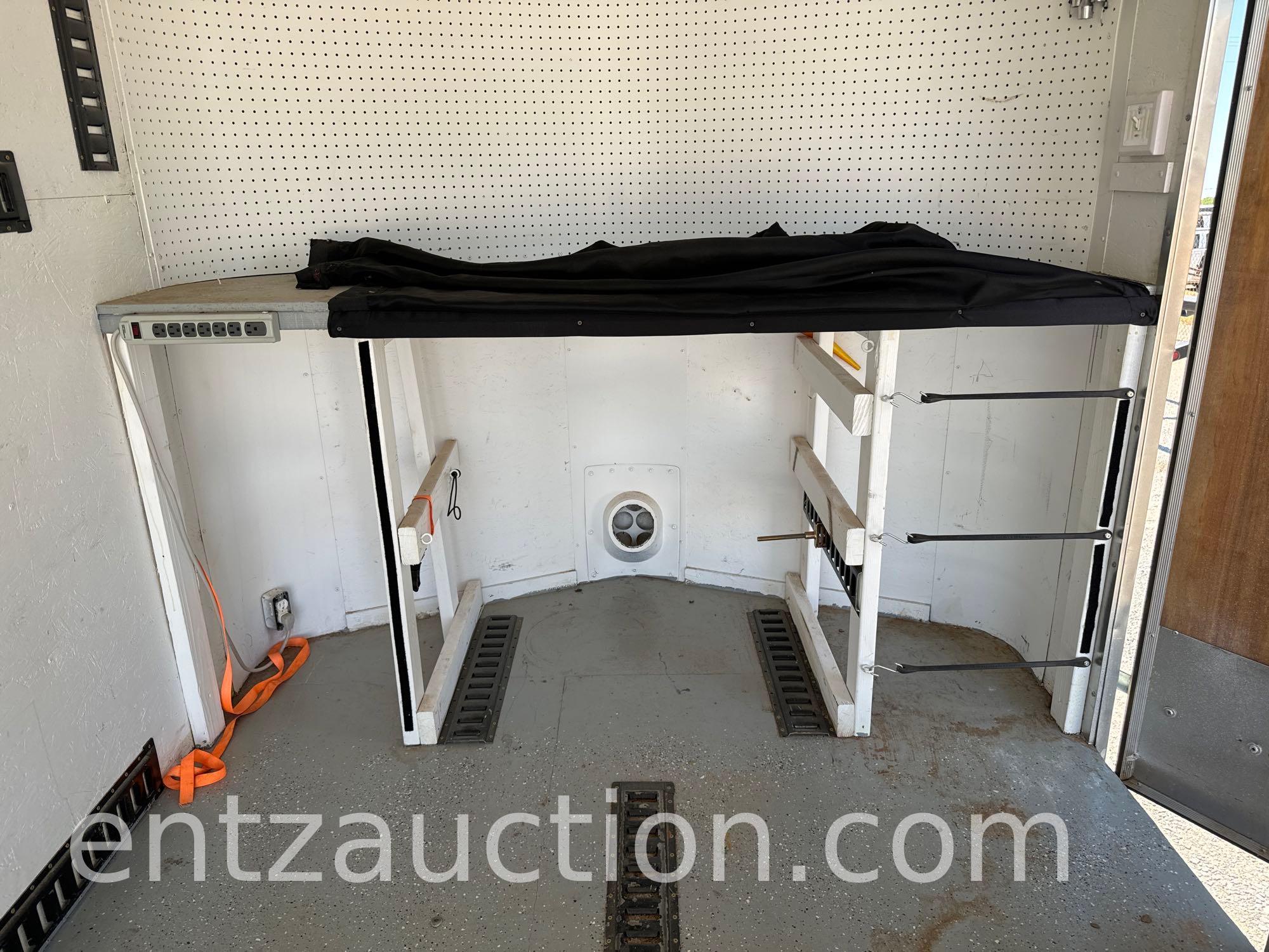 CARGO CRAFT ENCLOSED TRAILER, 14' X 80" X 77",