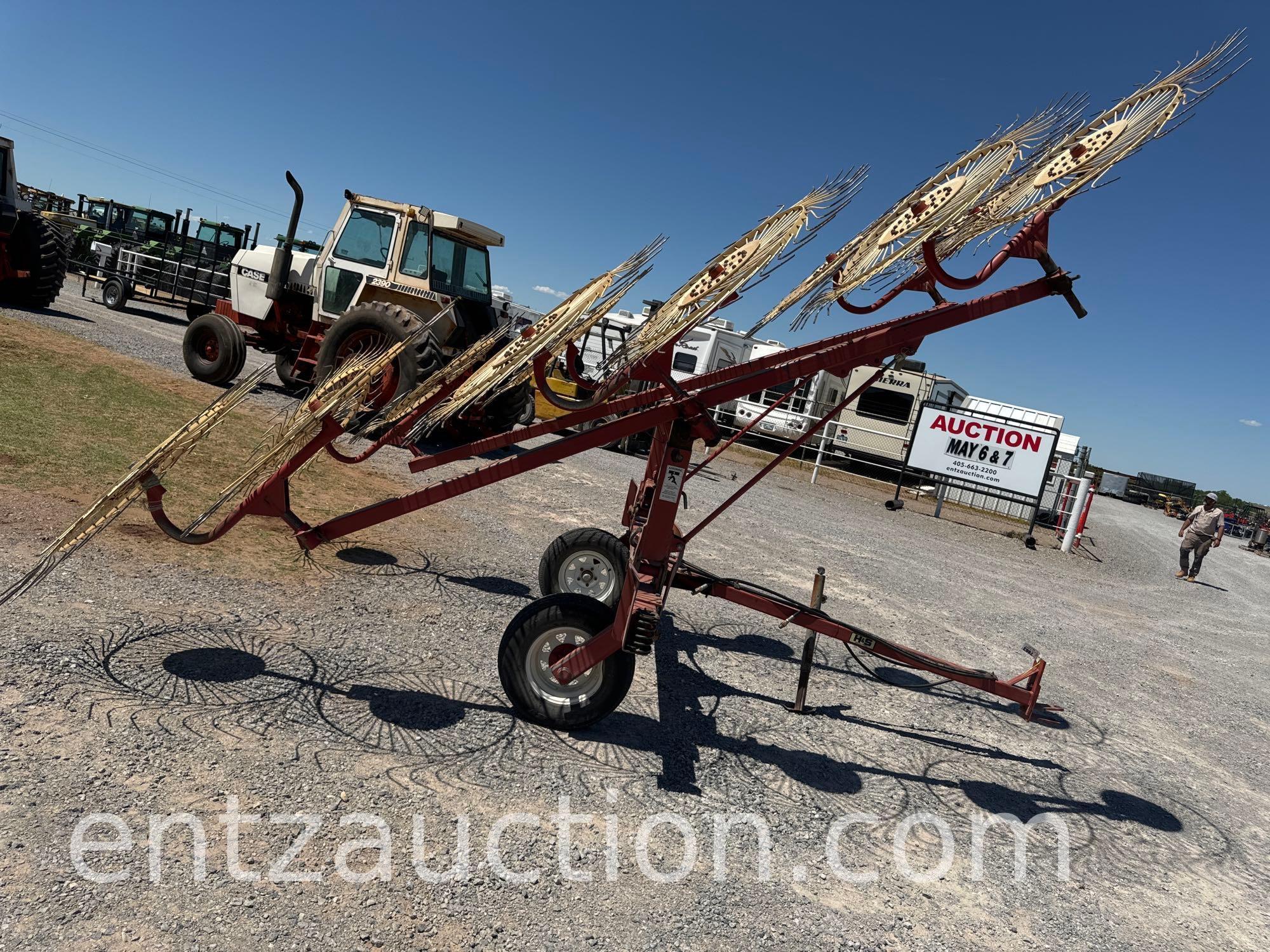 H&S 12 WHEEL HAY RAKE