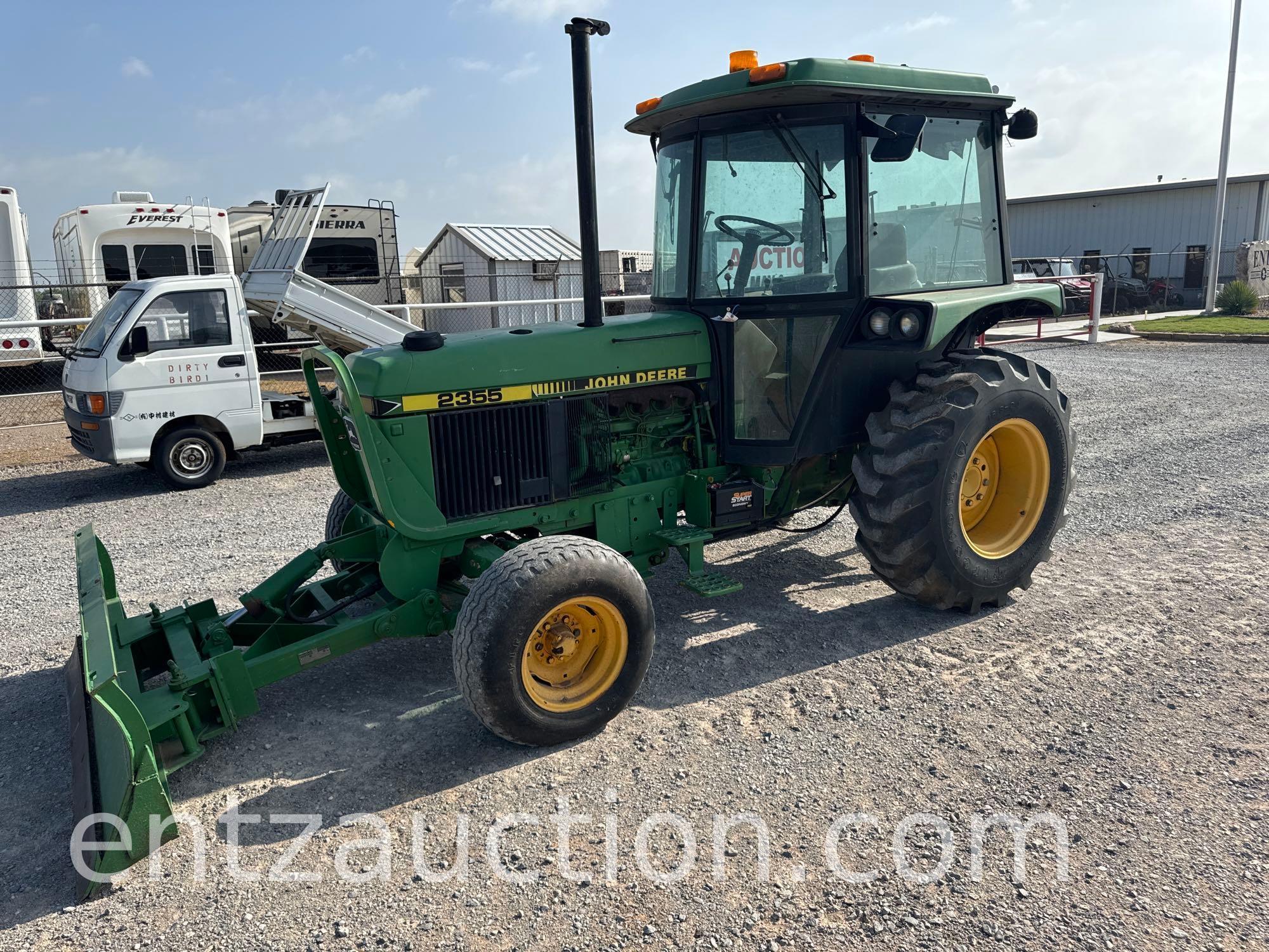 JD 2355 TRACTOR, C&A, TSS TRANS., 3PT (MISSING