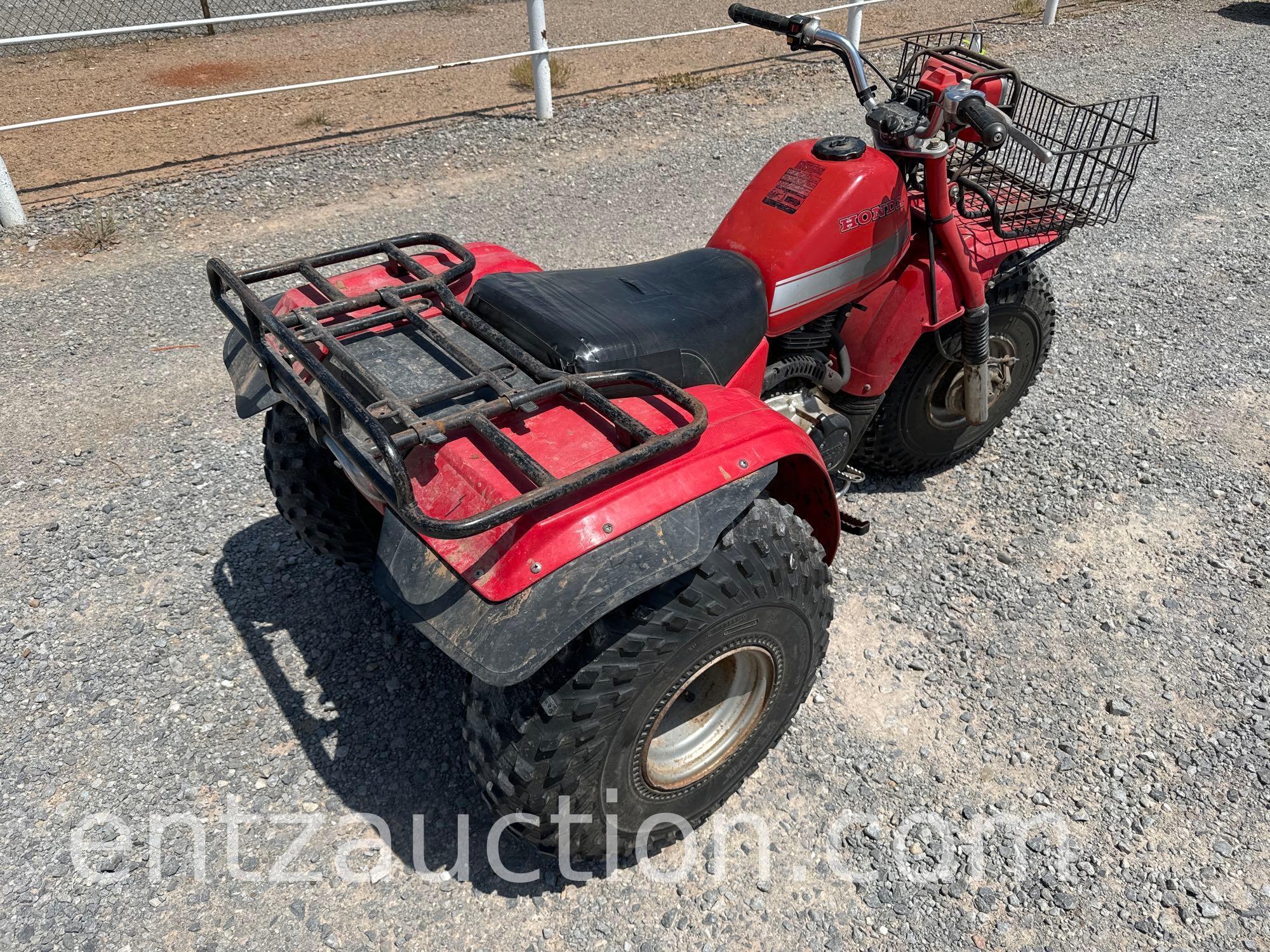 1982 BIG RED 200 HONDA 3 WHEELER, GAS, ELECTRIC