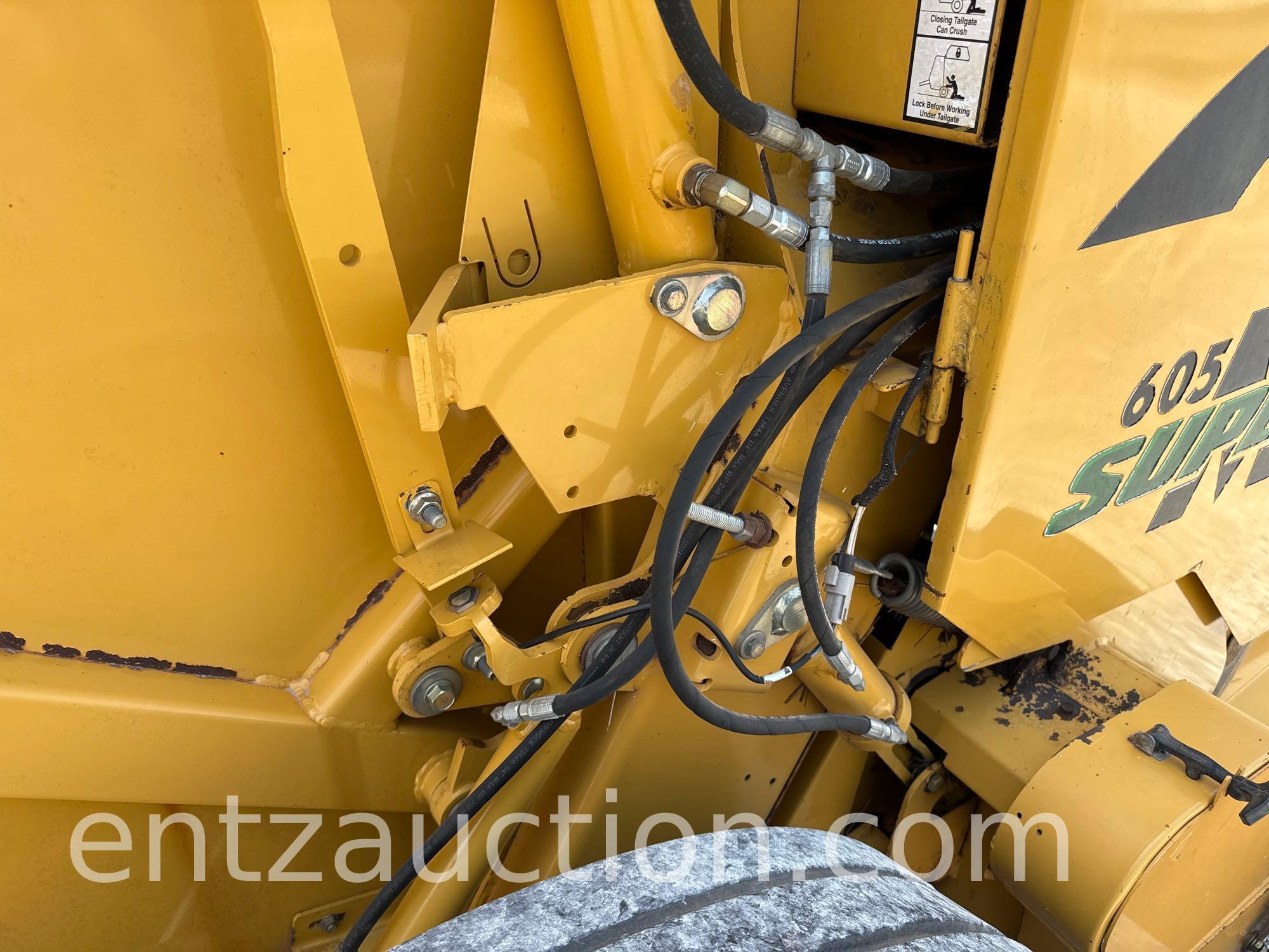 VERMEER 605 SUPER M ROUND BALER, 1000 PTO,