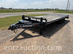 2022 LAMAR FLATBED TRAILER, 102" X 17'