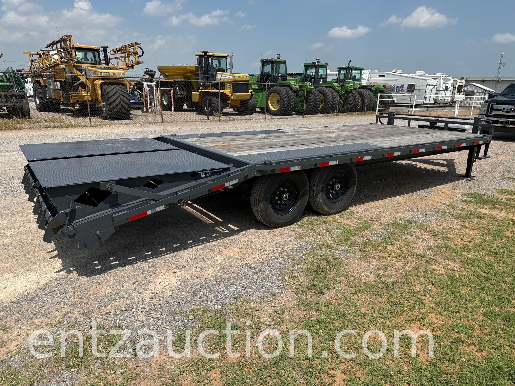 2022 LAMAR FLATBED TRAILER, 102" X 17'