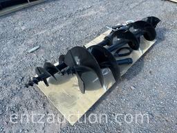 MINI EX POST HOLE DIGGER, 8", 12" & 16" AUGERS