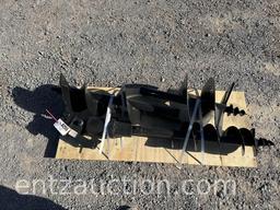 MINI EX POST HOLE DIGGER, 8", 12" & 16" AUGERS